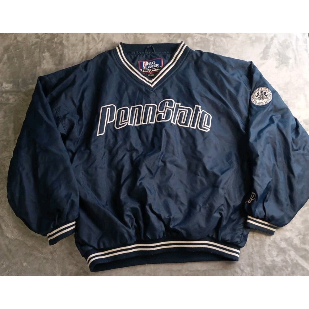 Vintage Penn State Nittany Lions Pullover Windbreaker Jacket Mens Large